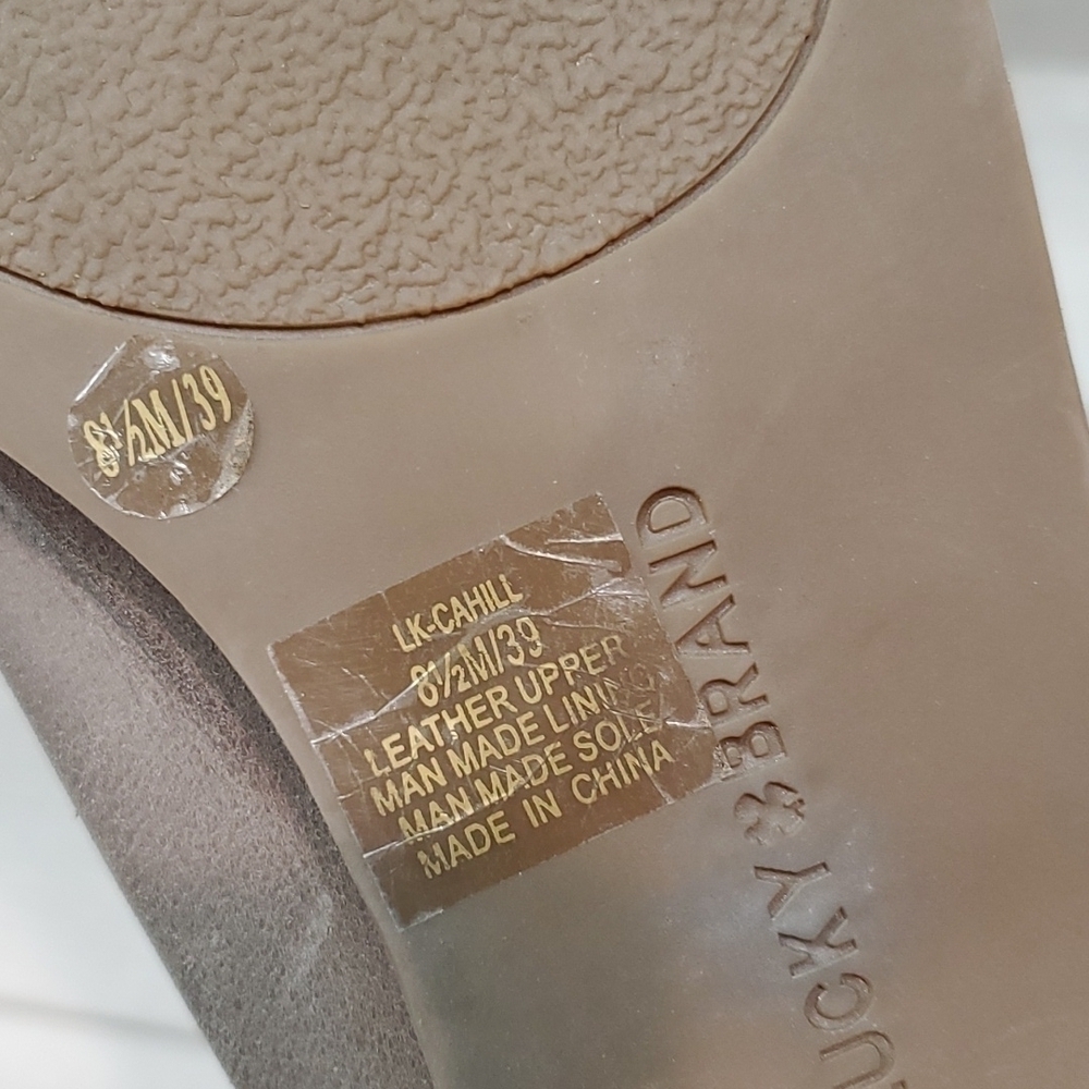Lucky Brand Womens "Like New " Cahill Leather Loafer shoes sz 8.5M - Picture 10 of 12